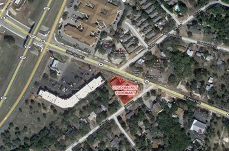1515 N Walnut Ave, New Braunfels, TX - Vue aérienne vue de carte