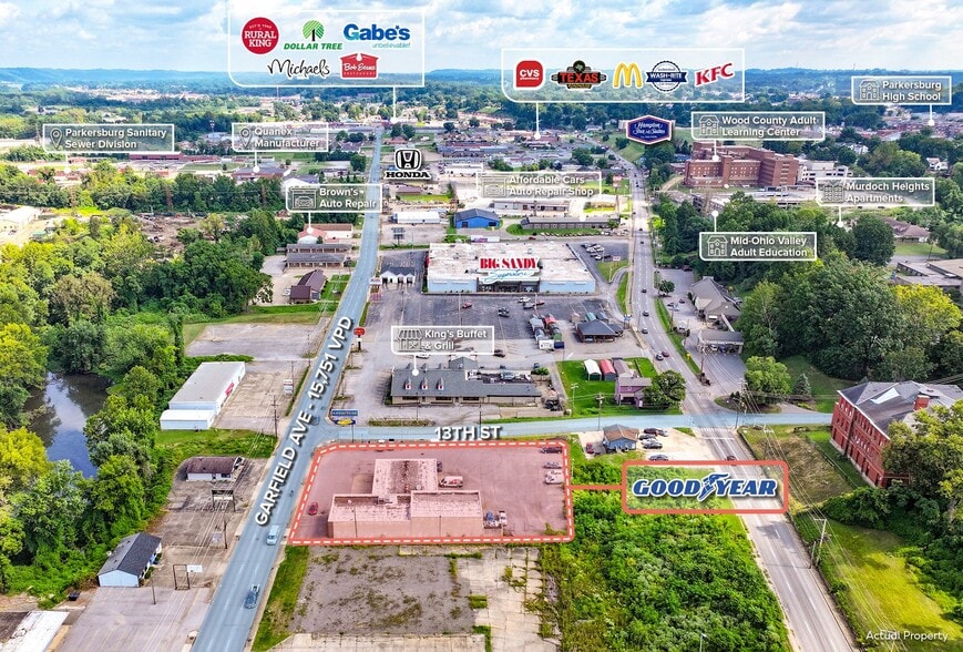 1232 Garfield Ave, Parkersburg, WV à vendre - Photo de l’immeuble – Image 2 sur 3