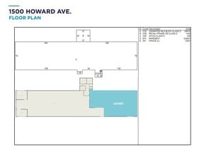1500 Howard Ave, Fredericksburg, VA à louer Plan d’étage– Image 2 sur 2