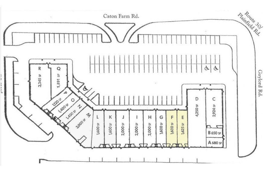 2400 Caton Farm Rd, Crest Hill, IL à louer Plan de site– Image 1 sur 1