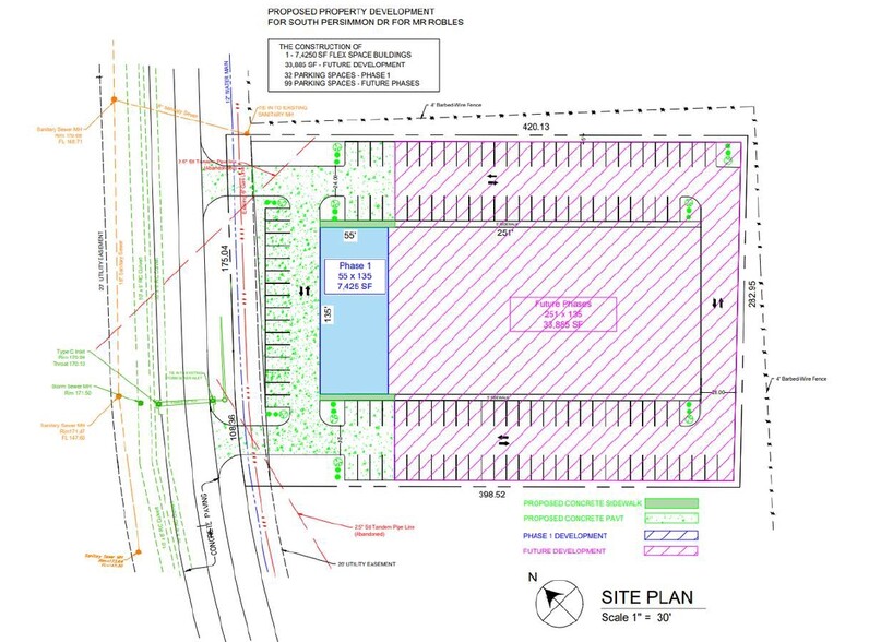0 S Persimmon St, Tomball, TX à louer - Plan de site – Image 3 sur 3