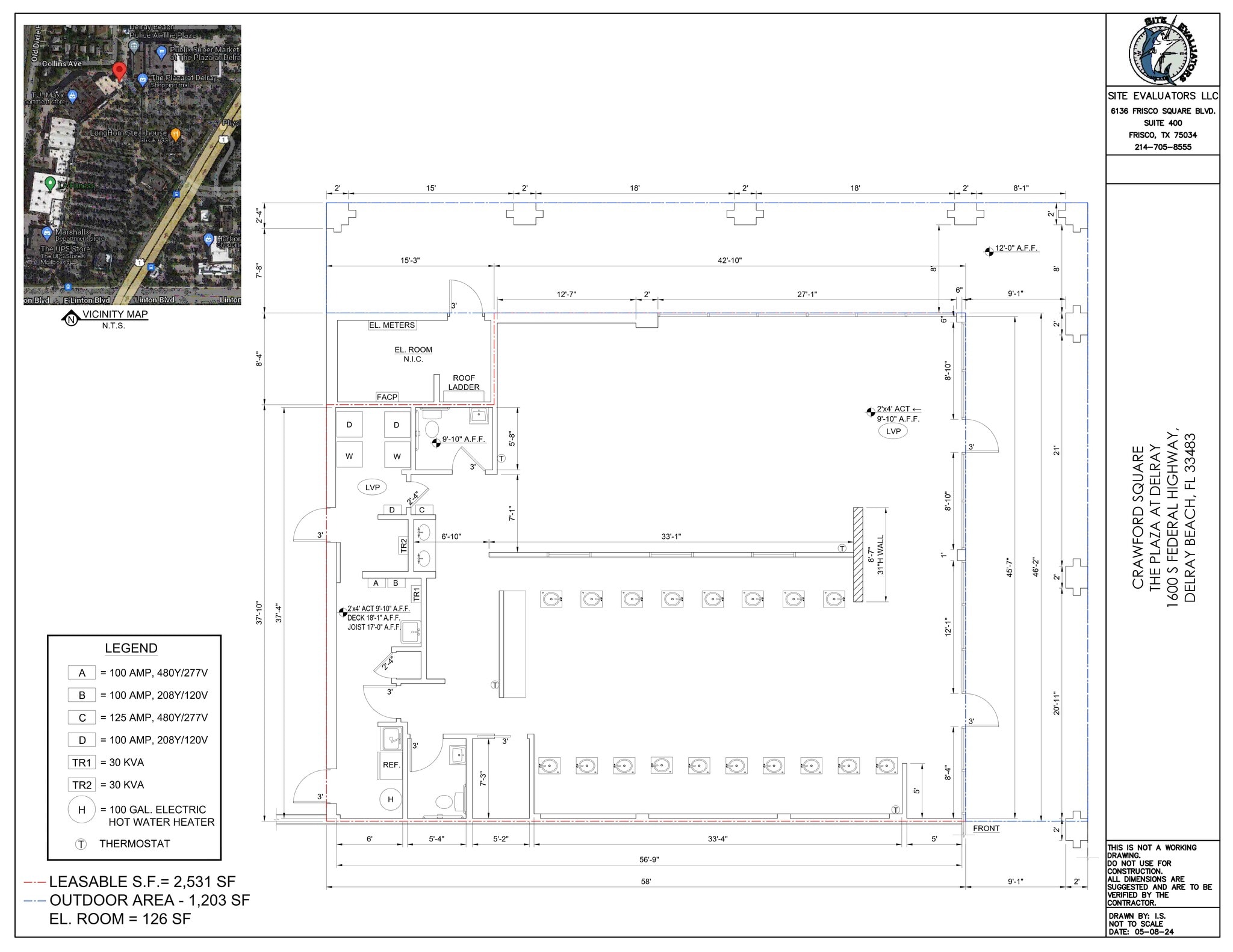 1490-1732 S Federal Hwy, Delray Beach, FL à louer Plan de site– Image 1 sur 1