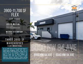 Plus de détails pour 6000-6090 NW 84th Ave, Miami, FL - Industriel/Logistique à louer