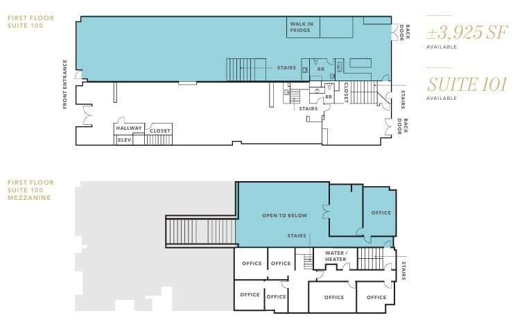 909-911 Pacific Ave, Tacoma, WA à louer Plan d’étage– Image 1 sur 1