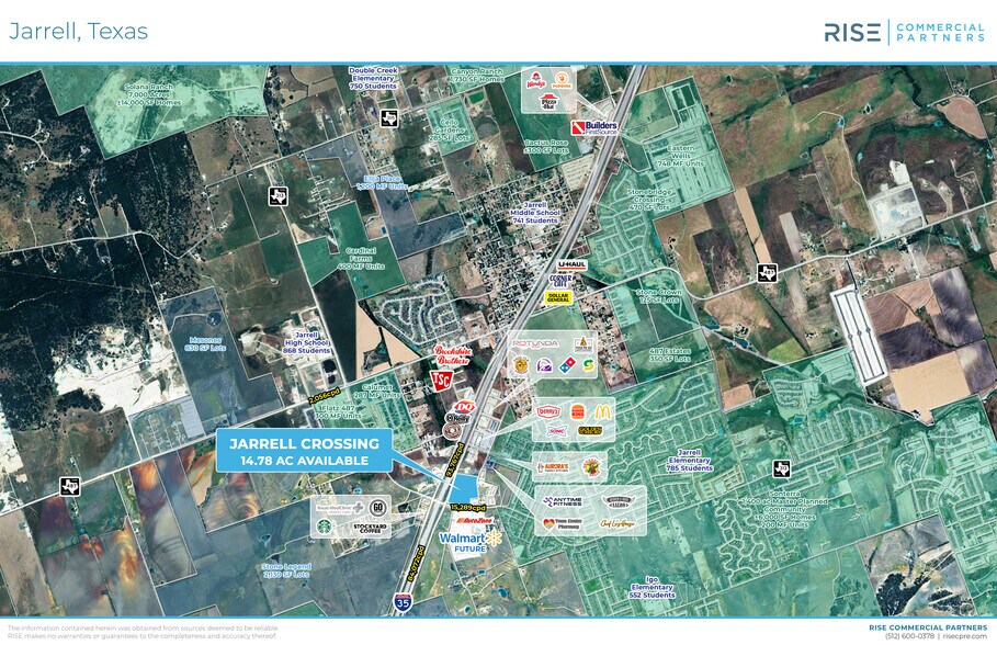11452 I-35, Jarrell, TX à louer - Aérien – Image 3 sur 3