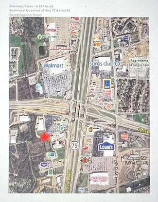 Plus de détails pour 2916 N US Highway 75, Sherman, TX - Terrain à vendre
