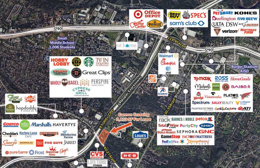 4014 William Cannon dr, Austin, TX à louer - Photo de l’immeuble – Image 2 sur 7