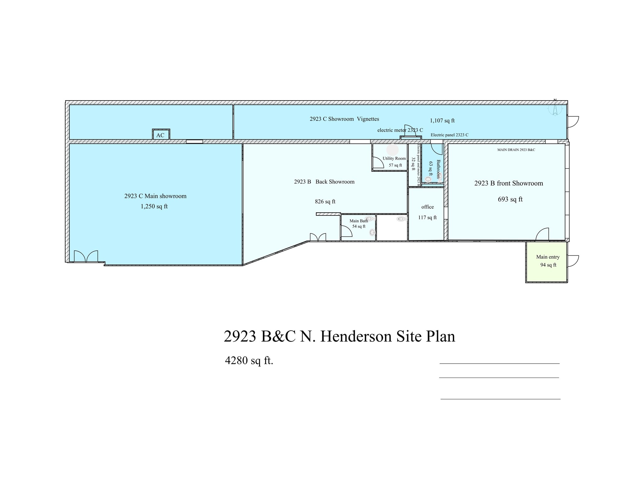 2923 N Henderson Ave, Dallas, TX à louer Plan de site– Image 1 sur 1
