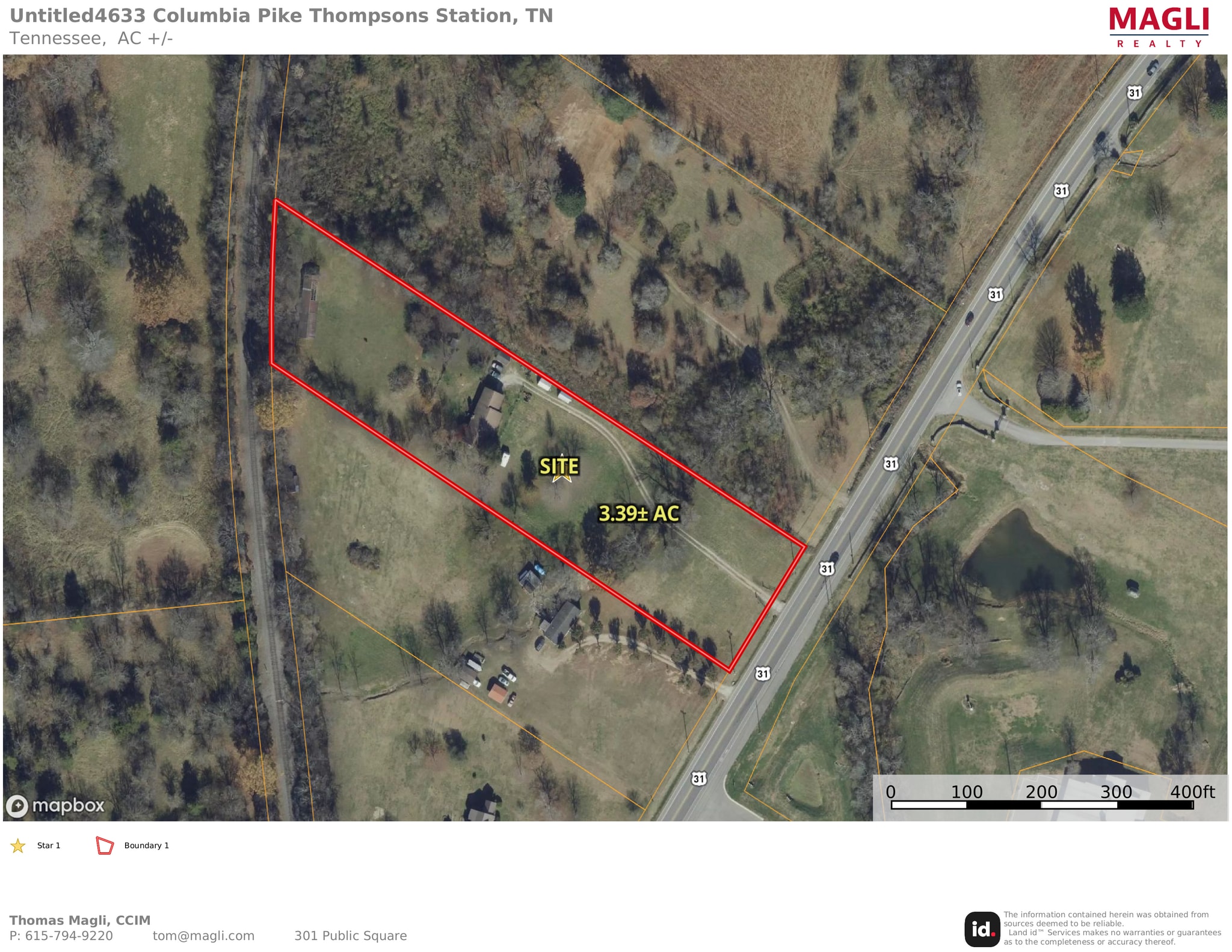 4633 Columbia Pike, Thompsons Station, TN à vendre Autre– Image 1 sur 2