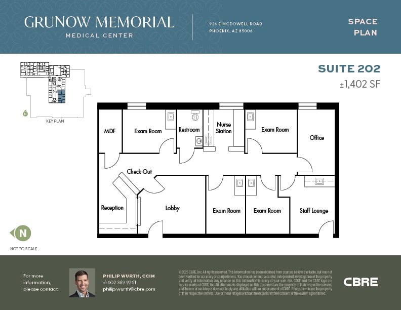 926 E McDowell Rd, Phoenix, AZ à louer Plan d’étage– Image 1 sur 1