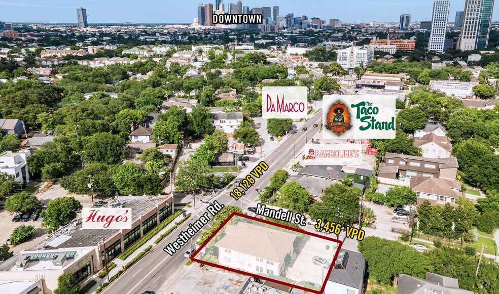 1601 Westheimer Rd, Houston, TX à vendre - Aérien – Image 2 sur 14