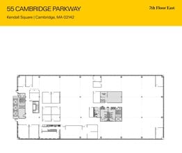 55 Cambridge Pky, Cambridge, MA à louer Plan d’étage– Image 2 sur 2