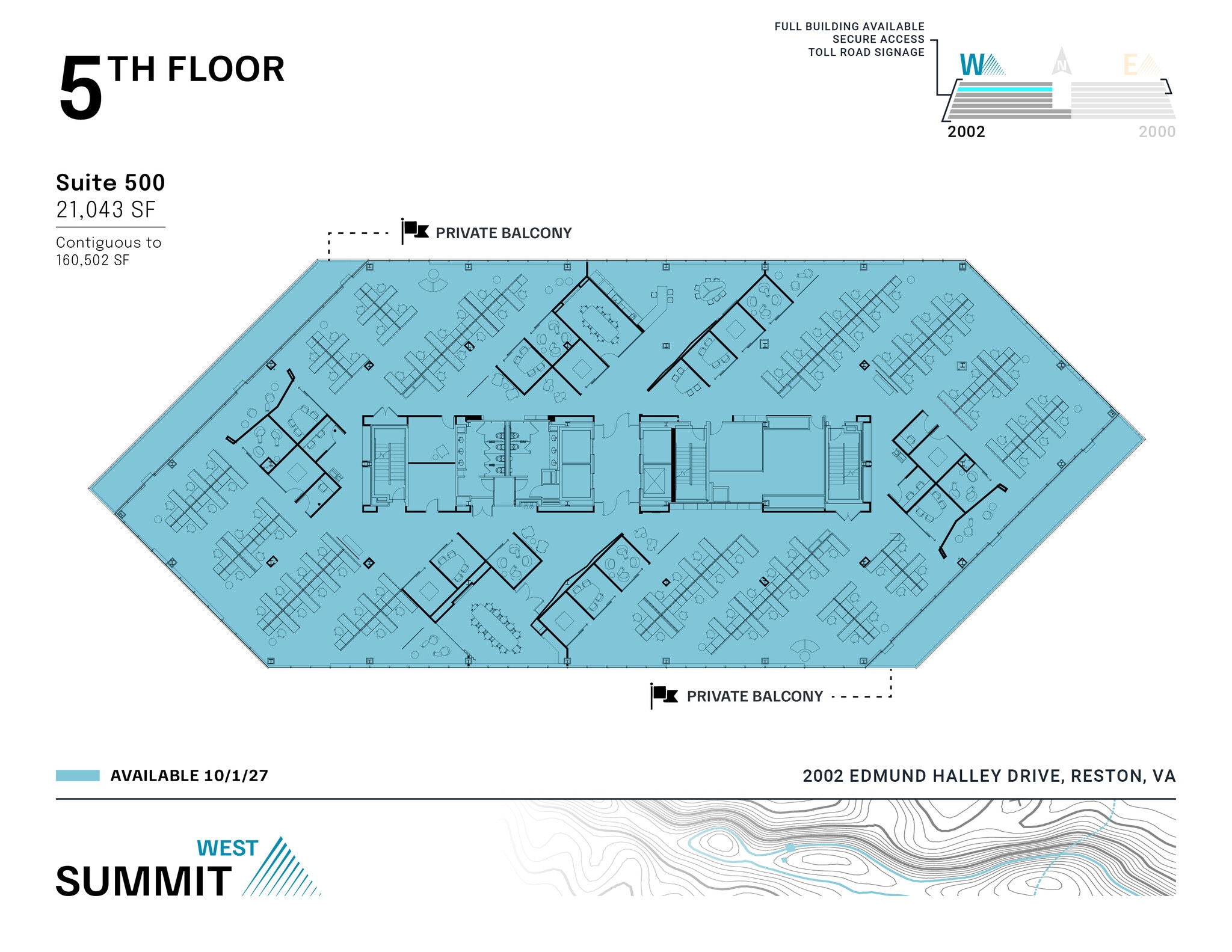 2002 Edmund Halley Dr, Reston, VA à louer Plan d’étage– Image 1 sur 1