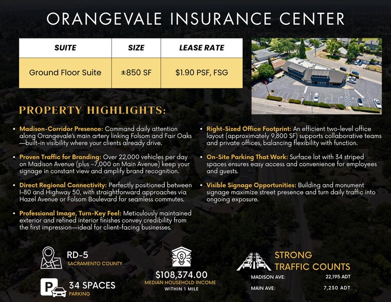 9300 Madison Ave, Orangevale, CA à louer - Photo de l’immeuble – Image 2 sur 11