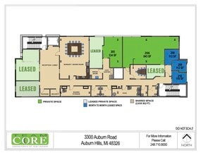 3300 Auburn Rd, Auburn Hills, MI à louer Plan d’étage– Image 1 sur 1