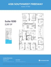 4126 Southwest Fwy, Houston, TX à louer Plan d’étage– Image 1 sur 1