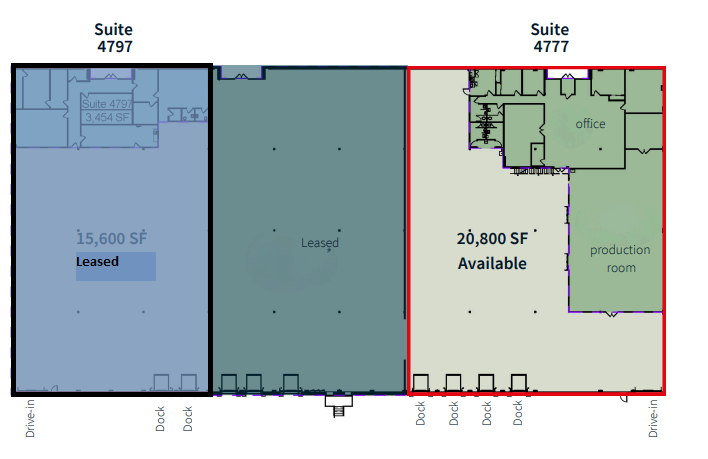 4777-4797 Roberts Rd, Columbus, OH à louer Plan d’étage– Image 1 sur 1