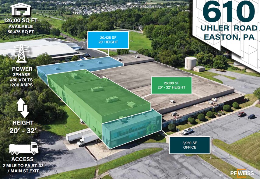 610 Uhler Rd, Easton, PA à louer - Photo de l’immeuble – Image 1 sur 3