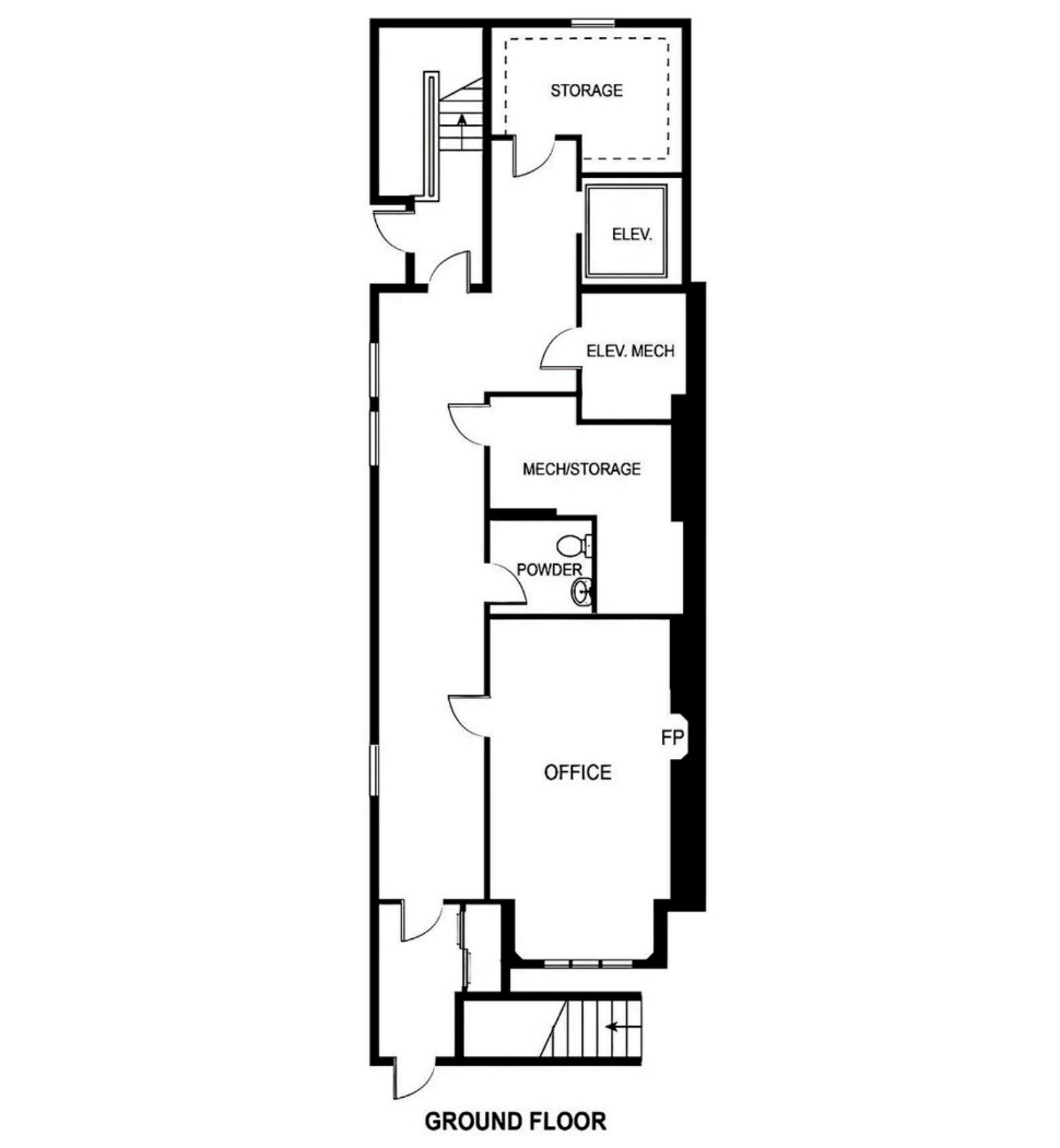 1308 19th St NW, Washington, DC à louer Plan d’étage– Image 1 sur 1