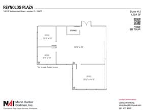 1061 E Indiantown Rd, Jupiter, FL à louer Plan d’étage– Image 1 sur 16