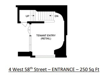 4 W 58th St, New York, NY à louer Plan d’étage– Image 1 sur 2