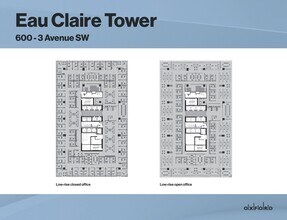 600 3rd Ave SW, Calgary, AB à louer Plan d’étage– Image 1 sur 1