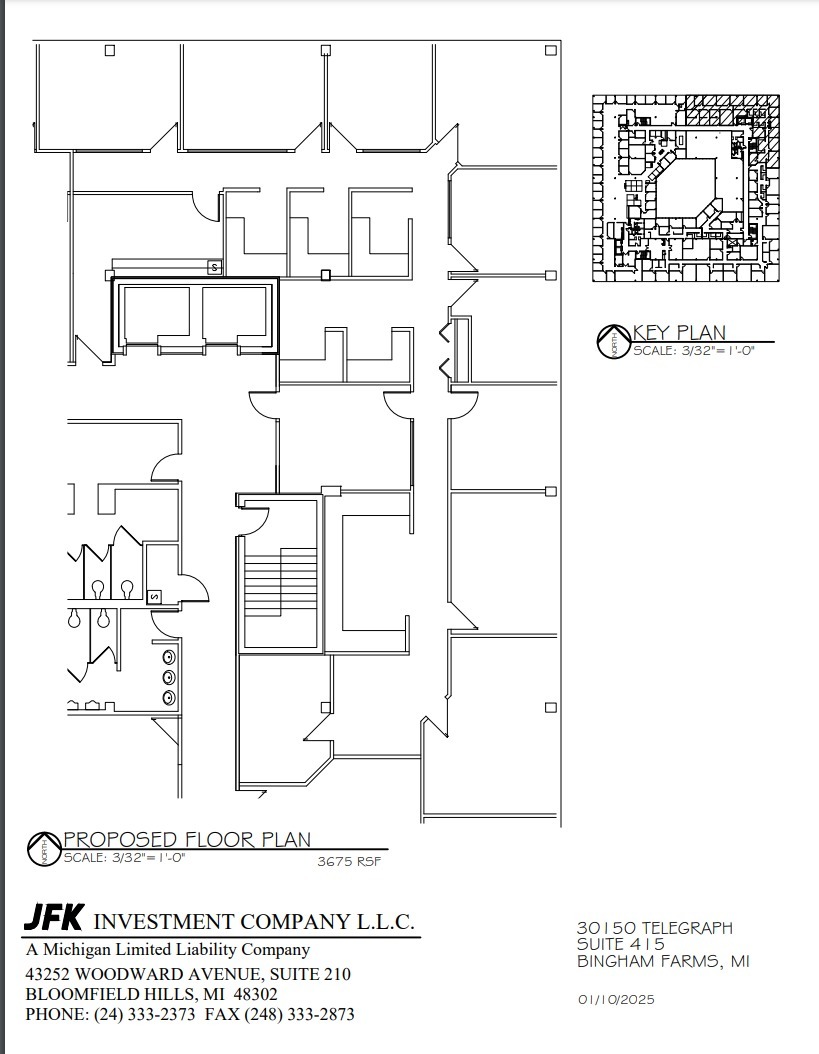 30150 Telegraph Rd, Bingham Farms, MI à louer Plan d’étage– Image 1 sur 1