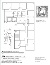30150 Telegraph Rd, Bingham Farms, MI à louer Plan d’étage– Image 1 sur 1