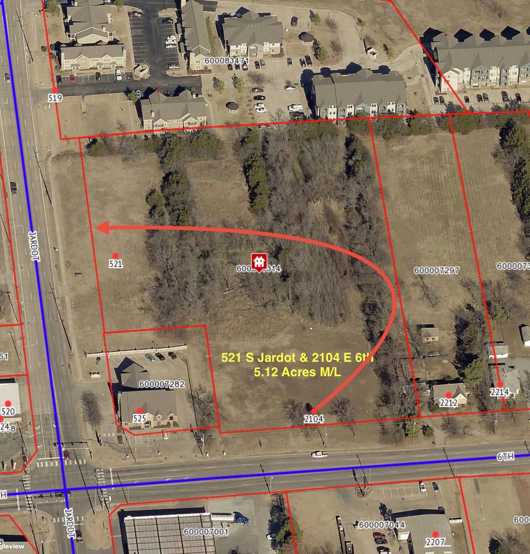 2104 E 6th Ave, Stillwater, OK à vendre Aérien– Image 1 sur 5