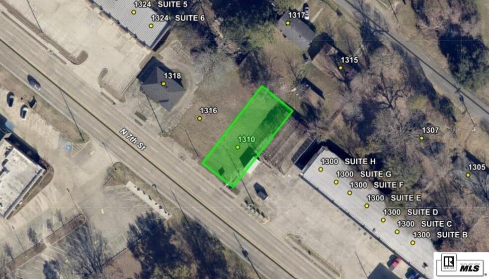 1316 N 7th St, West Monroe, LA à vendre - Plan cadastral – Image 3 sur 3