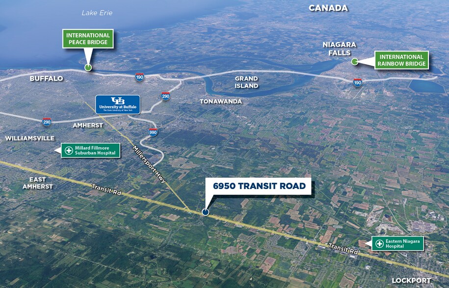 6950 S Transit Rd, Lockport, NY à louer - Aérien – Image 3 sur 10