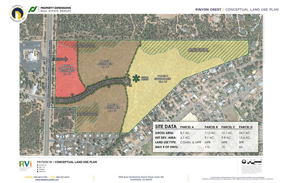 1509 N Curtiss Cir, Payson, AZ à vendre - Plan de site – Image 2 sur 3