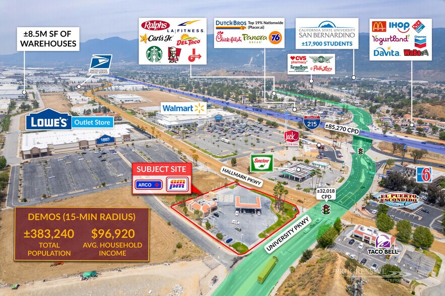 3890 University Pky, San Bernardino, CA à vendre - Photo de l’immeuble – Image 2 sur 9