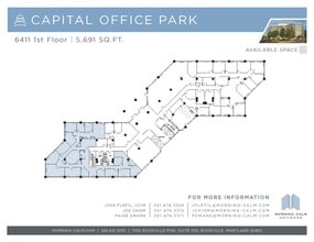 6411 Ivy Ln, Greenbelt, MD à louer Plan d’étage– Image 1 sur 1