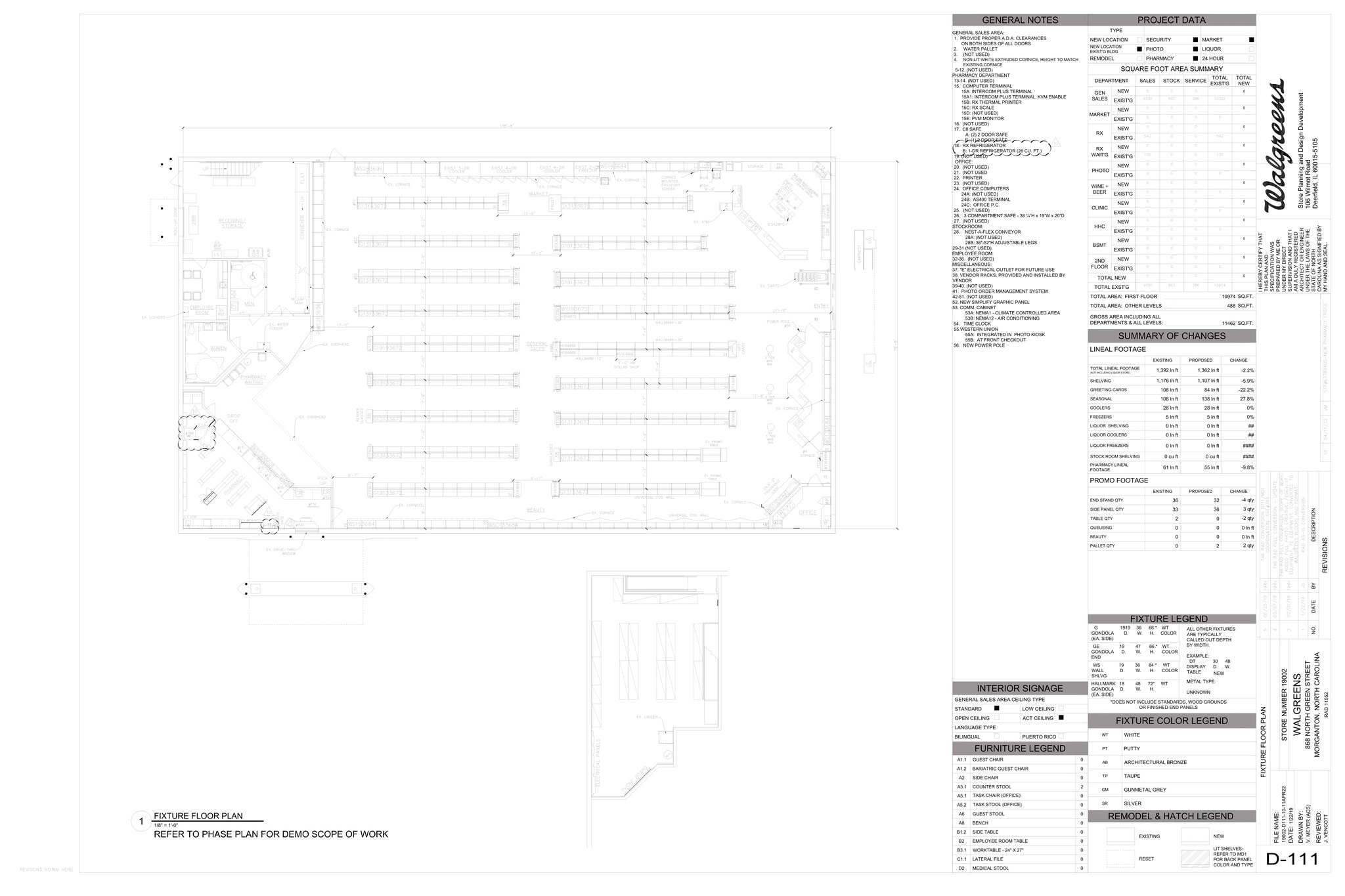 868 N Green St, Morganton, NC à louer Plan de site– Image 1 sur 2