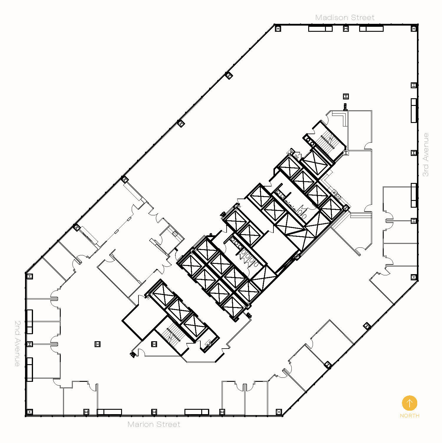 999 3rd Ave, Seattle, WA à louer Plan d’étage– Image 1 sur 1