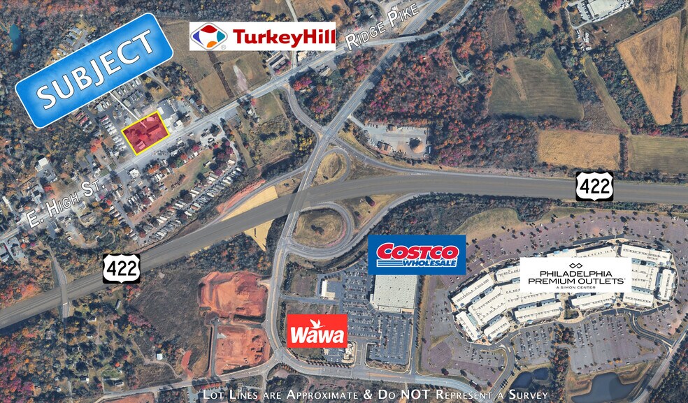 2933 High st, Pottstown, PA à vendre - Aérien – Image 3 sur 6