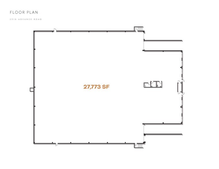 2318 Advance Road, Madison, WI à louer - Plan d’étage – Image 2 sur 6