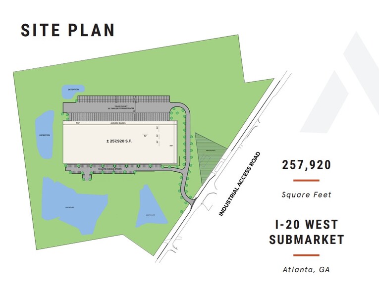 1 Industrial Access Rd, Douglasville, GA à louer - Plan de site – Image 2 sur 2