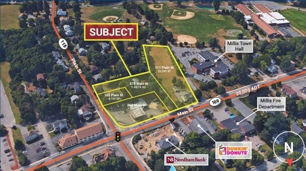 860 Main St, Millis-Clicquot, MA à louer Photo de l’immeuble– Image 1 sur 2