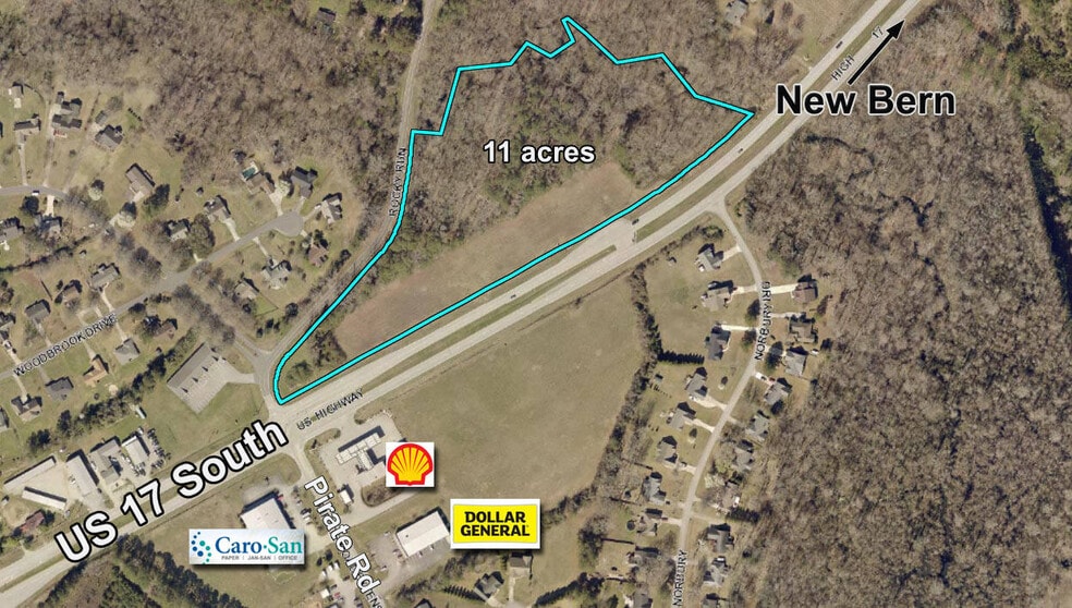 0 US-17, New Bern, NC à vendre - Aérien – Image 2 sur 2