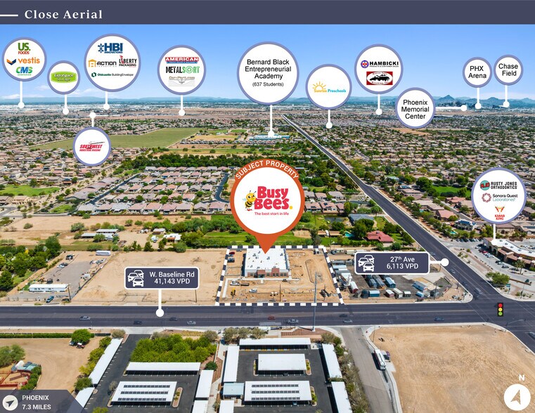 2720 W Baseline Rd, Laveen, AZ à vendre - Aérien – Image 3 sur 4