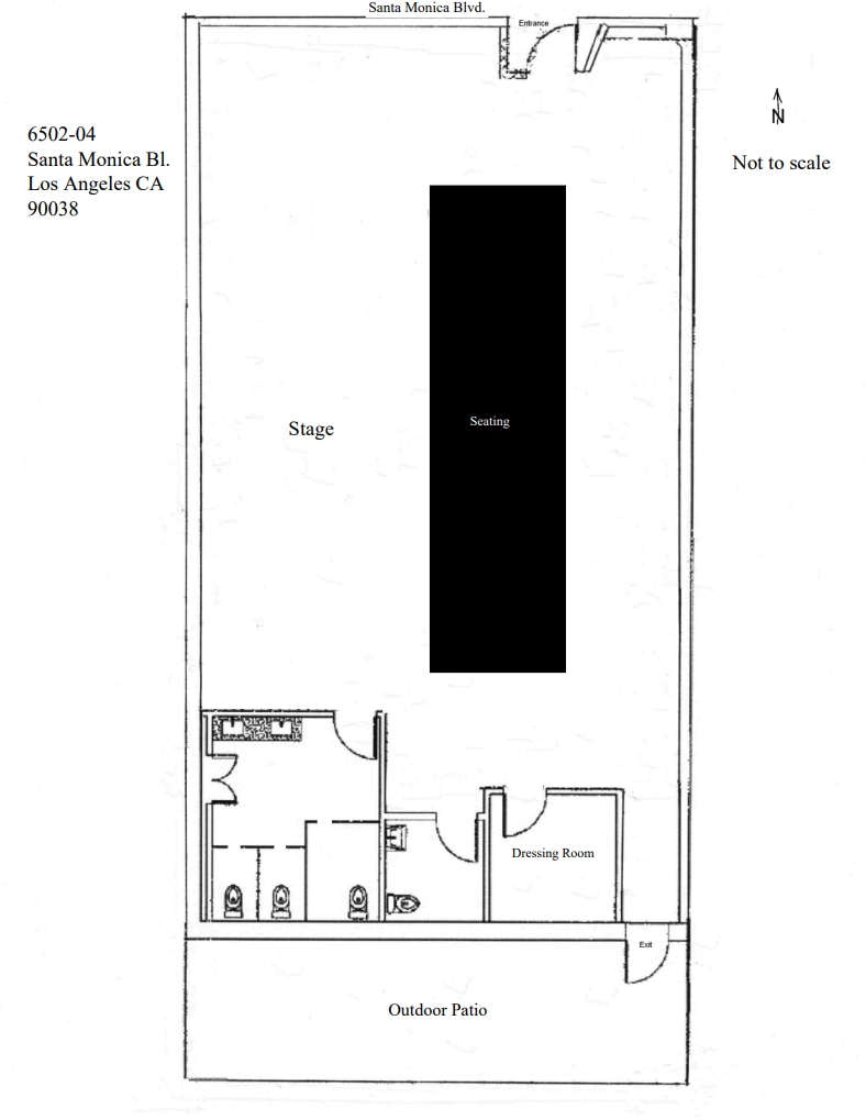 6502-6504 Santa Monica Blvd, Los Angeles, CA à louer Plan d’étage– Image 1 sur 1