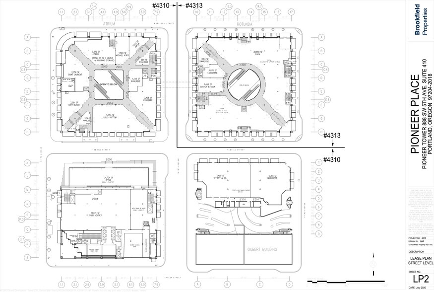 700-850 SW Fifth Ave, Portland, OR à louer - Plan d’étage – Image 3 sur 9