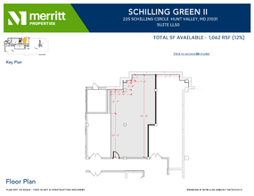 215 Schilling Cir, Hunt Valley, MD à louer Plan d’étage– Image 1 sur 1