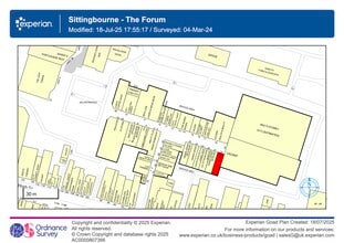 High St, Sittingbourne à louer Plan de site– Image 1 sur 2