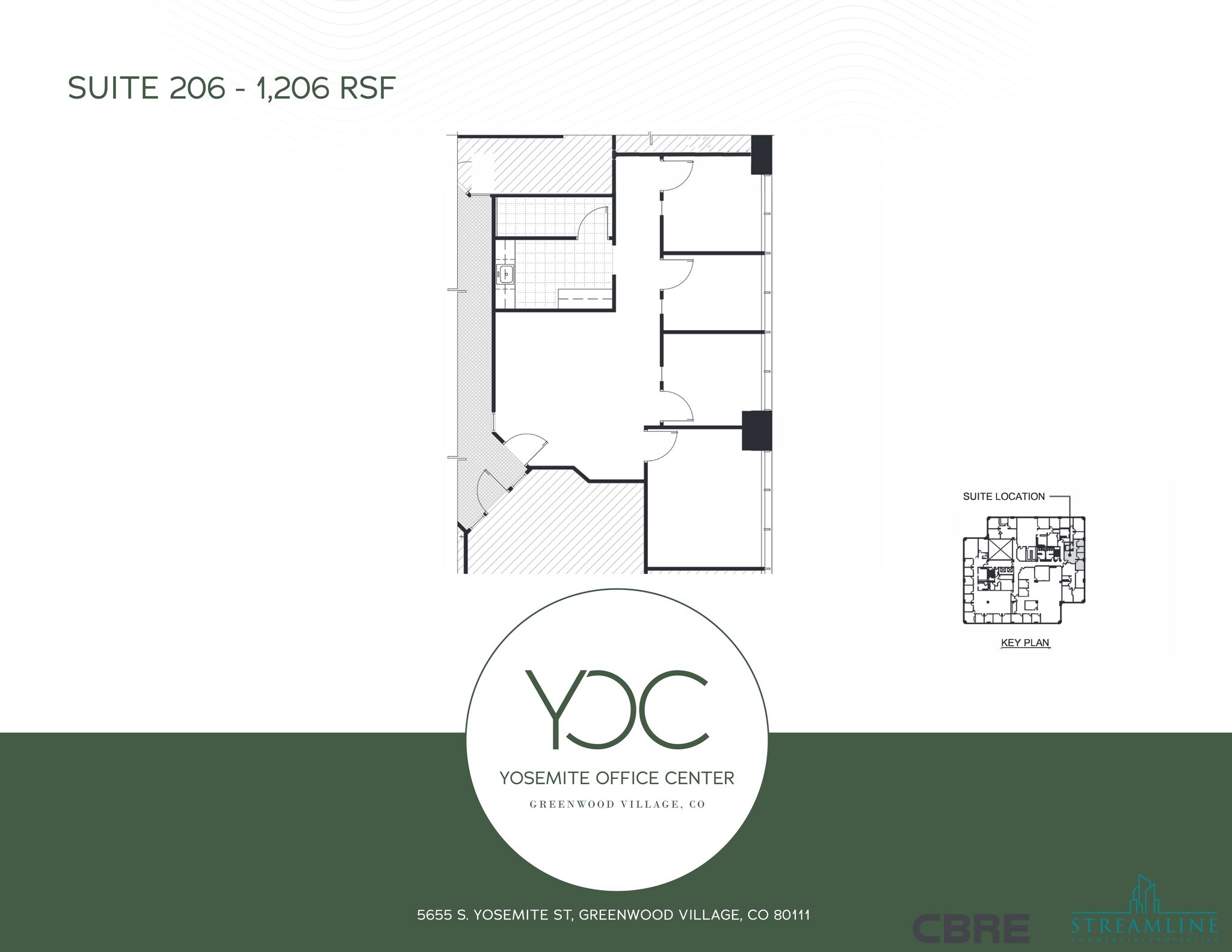 5655 S Yosemite St, Greenwood Village, CO à louer Plan de site– Image 1 sur 1