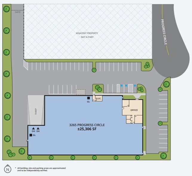 3265 Progress Cir, Jurupa Valley, CA à louer - Plan de site – Image 2 sur 4