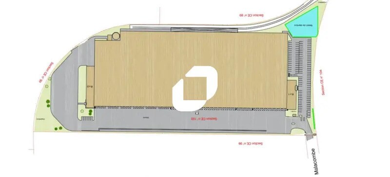 Industriel/Logistique dans Saint-Quentin-Fallavier à louer - Plan de site – Image 2 sur 3