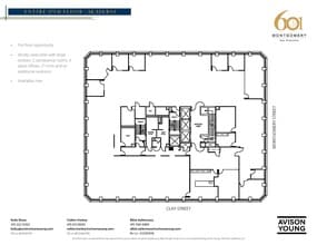 601 Montgomery St, San Francisco, CA à louer Plan d’étage– Image 2 sur 4